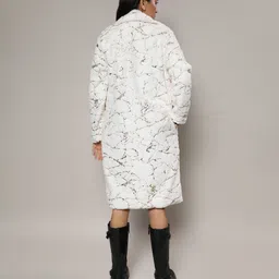 campus sutra Polyester Self Design Coat For Women image 2