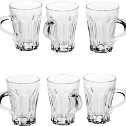 joy2u Pack of 6 Glass (pack of 6) New Designer Tea Cup_07 Glass Mug-picture-15