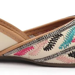 anouk Ethnic Embroidred Jutis and Mojaris Bellies For Women image 4