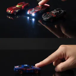 toybuzz Avengers Hot Wheels 4-Car Set – Captain America, Iron Man, Black Widow & Thor image 3