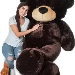 mosu Lovely soft and cuddly bear for girls kids/birthday /anniversary gift(6 feet) - 189 cm image 4