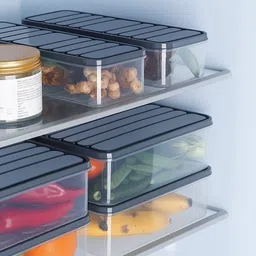 as india enterprise Plastic Fridge Container - 1200 ml image 2