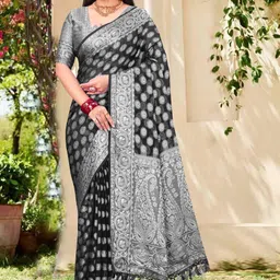 perfect wear Printed Banarasi Georgette Saree image 2