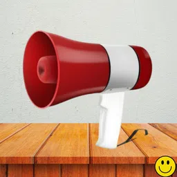 clairbell Handheld Megaphone with Siren, Microphone & Rechargeable for Outdoor EventsB124 Megaphone Portable Megaphone Siren Loudspeaker Function &Long Battery BackupI124 Outdoor PA System-picture-15