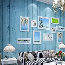 homemates Vinyl Nature Blue Wallpaper image 3