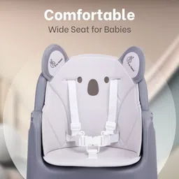 r for rabbit Cherry Berry Grand Baby High Chair with 5 Point Safety and Convertible Mechanism image 3