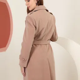 plagg Wool Solid Coat For Women image 2