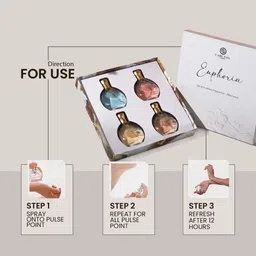 carlton london Euphoria Women Perfume Gift Set of 4-30 ml each |120 ml Gift Pack Eau de Parfum-120 ml image 3