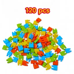 zoobytoys 120 Pcs Bullet Plastic Building Blocks image 4