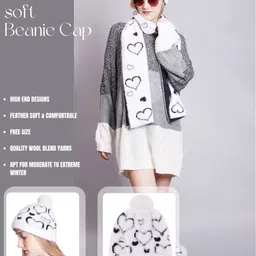 bharatasya Self Design Beanie image 5