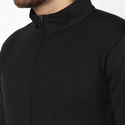 ausk Men Solid Fleece Jacket image 3