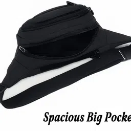 HOMETECHSOLUTION Travel Waist Bag with Multiple Zipper Pockets Waist Bag / Fanny Pack / Travel Pouch image 2