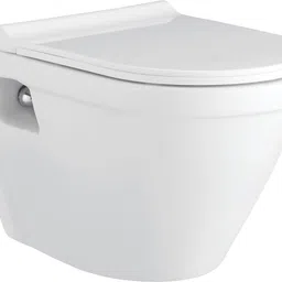 joyo cera Meta Premium Grade Bathroom Commode With Soft Close Toilet Seat Ceramic Wall Mounted Water Closet P trap With Seat Cover Toilet Western Commode image 3