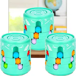 kids clap Magic Bean Rotating Cube Stress Relief Toy - Pack of 3 | KidsClap-picture-12