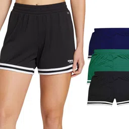 b s sports wear Pack of 3 Striped Women Boxer image 2