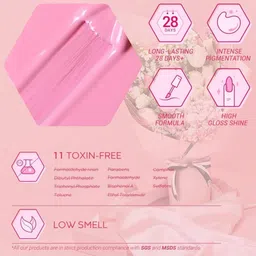 bolt bee Gel Nail Polish, Super Glossy, Quick Drying, Set 15ml Each (133,110,99,44) image 3