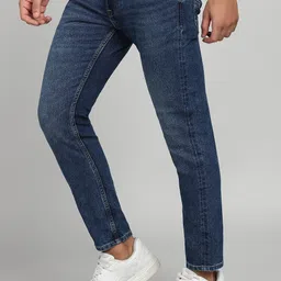 killer Men Skinny Mid Rise Blue Jeans image 3