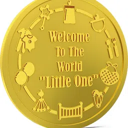 aspect bullion & refinery Baby Shower 5D 24 (995) K 5 g Gold Coin-picture-22