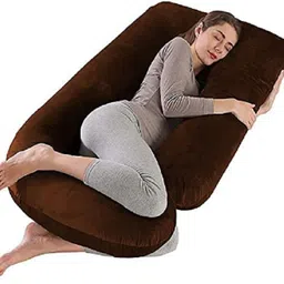 wild mint ultra soft j shaped pillow Polyester Fibre, Microfibre Solid Pregnancy Pillow Pack of 1-picture-13