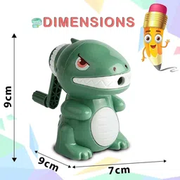 colorbee Fun Grip Multi-Size Adjustable Pencil Sharpener with Dual Compartments Premium Single standard Color Pencil Sharpener for Kids & Office Use Sharpener image 3