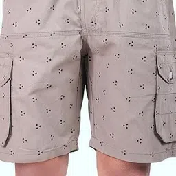 24 street Printed Men Grey Casual Shorts-picture-18
