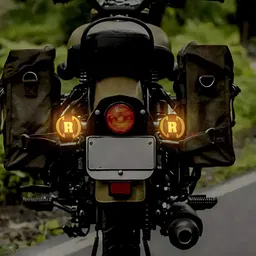 autopowerz Front, Rear LED Indicator Light for Royal Enfield, Universal For Bike Universal For Bike image 5