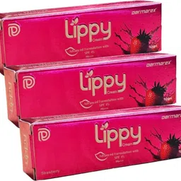 lippy Cream (Pack of 3) Strawberry image 1