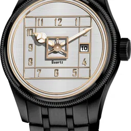 onir Date & Time Analog Quartz For Men/Boys Analog Watch Analog Watch - For Men Black Stainless Steel Chain Analogue Quartz Movement boys Wrist Watch-picture-30