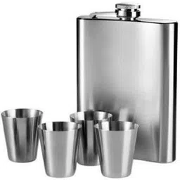 target plus JD-8oz Stainless Steel Hip Flask image 3