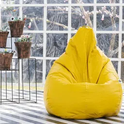 venkteshwar XL Tear Drop Bean Bag Cover (Without Beans) image 4