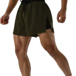 culish Solid Men Green Gym Shorts-picture-25