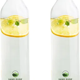 sand dune Glass water, juice bottle with Leak-Proof Airtight Stainless-Steel Cap Reusable 800 ml Bottle-picture-11