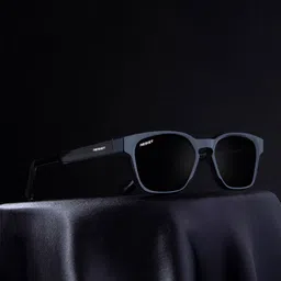 RESIST EYEWEAR Unisex Wayfarer Sunglasses with UV Protected Lens DANIEL BLACK image 3