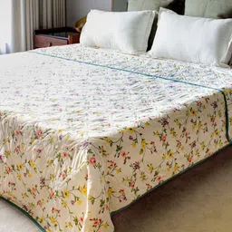 URBAN SPACE Floral AC Room Single Bed Blanket-image-0