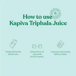 Kapiva Triphala Juice (Natural Laxative),  Unflavoured  1 L  image 4