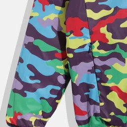 Monte Carlo Boys Camouflage & Colourblocked Reversible Padded Jacket image 4