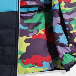 Monte Carlo Boys Camouflage & Colourblocked Reversible Padded Jacket image 5