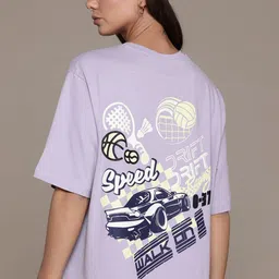 The Roadster Lifestyle Co. Back Printed Pure Cotton Oversized T-shirt-picture-32