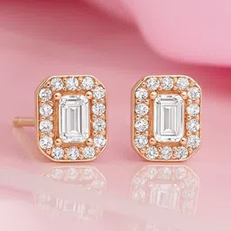 Zavya 92.5 Stainless Steel Pure Silver Cubic Zirconia Studded Studs Earrings-picture-42