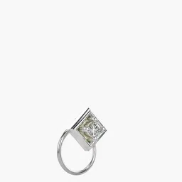 VALANOVA 925 Sterling Silver Diamond Studded Nosepin 0.35g image 5