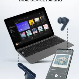 NOISE Aura Buds Truly Wireless Earbuds with 60H Playtime and Quad Mic ENC - Aura Blue image 2