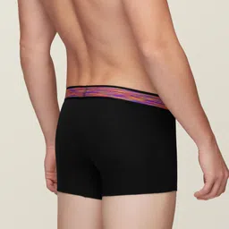 XYXX Men Pack of 3 Solid IntelliSoft Antimicrobial Micro Modal Trunks image 3