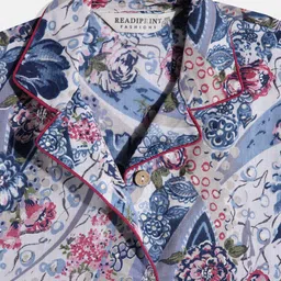 Readiprint Girls Printed Pure Cotton Shirt With Palazzos image 3