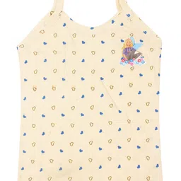 carelove CAREPLUS Girls Pack Of 6 Assorted Cartoon Characters Printed Pure Cotton Camisoles image 2