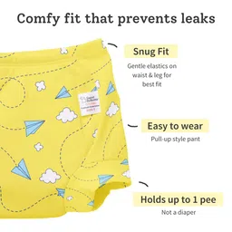 SuperBottoms Set Of 3 Super DryFeel Layer Pure Cotton Padded Potty Training Underwears image 5