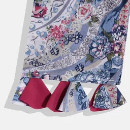 Readiprint Girls Printed Pure Cotton Shirt With Palazzos image 4