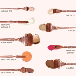 IRIS COSMETICS Luminous HD Nose Contour Brush image 5