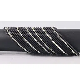 NMII Set Of 26 Zircon Stone Studded Metal Glossy Finished Bangles image 2