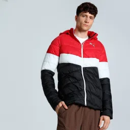 puma Men's Colorblock Slim Fit Padded Jacket image 1