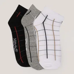 matchitt Pack of 3 Checked Socks image 1